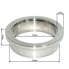 V- Band 2.75" 70mm z flanszą centrującą