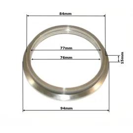 V-Band 3" 76mm z flanszą centrującą-2