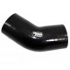 Kolanko 57 mm 45 st Black