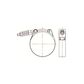 Obejma T-Clamp 56-64mm