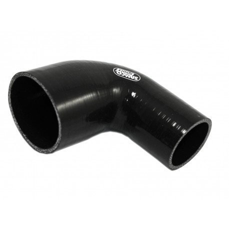 Kolano 90st. redukcyjne silikon. 51/57mm BK