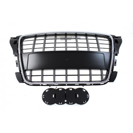 GRILL AUDI A3 8P S8-STYLE CHROMED BLACK (09-12)