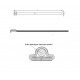 Opaska Ball-lock 290x4.6mm