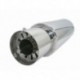 Tłumik końcowy ze stali nierdzewnej silencer 2.5/4" (63/102mm) śr.127mm dł. 470mm