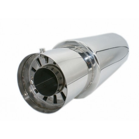 Tłumik końcowy ze stali nierdzewnej silencer 2.5/4" (63/102mm) śr.127mm dł. 470mm