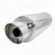 Tłumik końcowy ze stali nierdzewnej silencer 2.25/3.5" (57/89mm) śr.127mm dł. 470mm