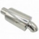 Tłumik końcowy krótki ze stali nierdzewnej 2"/2" (51/51mm) śr.102mm dł. 280mm