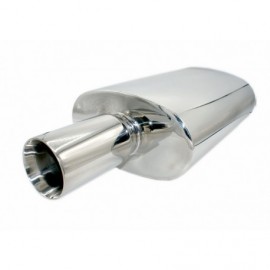 Tłumik końcowy ze stali nierdzewnej 2.38/3" (60/76mm) dł. 558mm