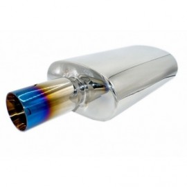 Tłumik końcowy ze stali nierdzewnej 2.38/3" (60/76mm) dł. 558mm