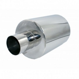Tłumik środkowy ze stali nierdzewnej 2.5" (63/63mm) śr. 152mm dł. 356mm