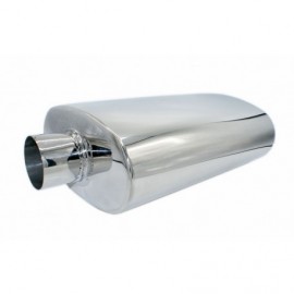 Tłumik środkowy ze stali nierdzewnej 2.5" (63/2x76mm) śr. 127x228mm dł. 432mm