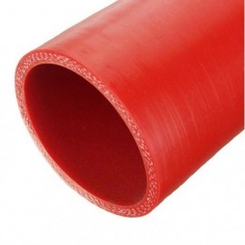 Rura silikonowa wąż przewód łącznik czerwona 63mm 1m