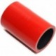 Łącznik silikonowy wąż przewód złączka dolot CZERWONY 63mm 8cm