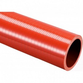 Rura silikonowa łącznik przewód wąż czerwona 63mm 50cm
